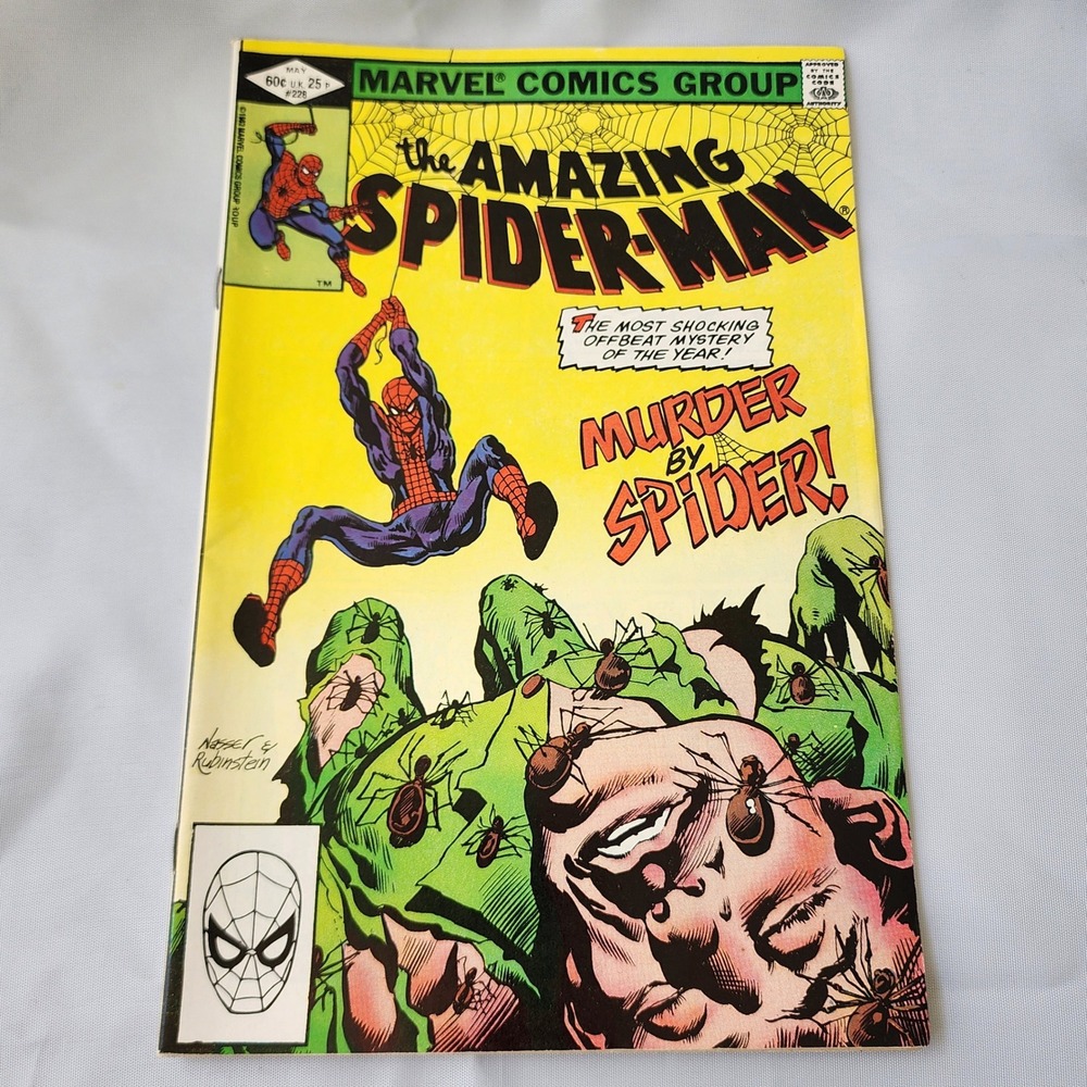 Marvel Amazing Spider-Man #228 Comic Book Murder By Spider Bronze Age